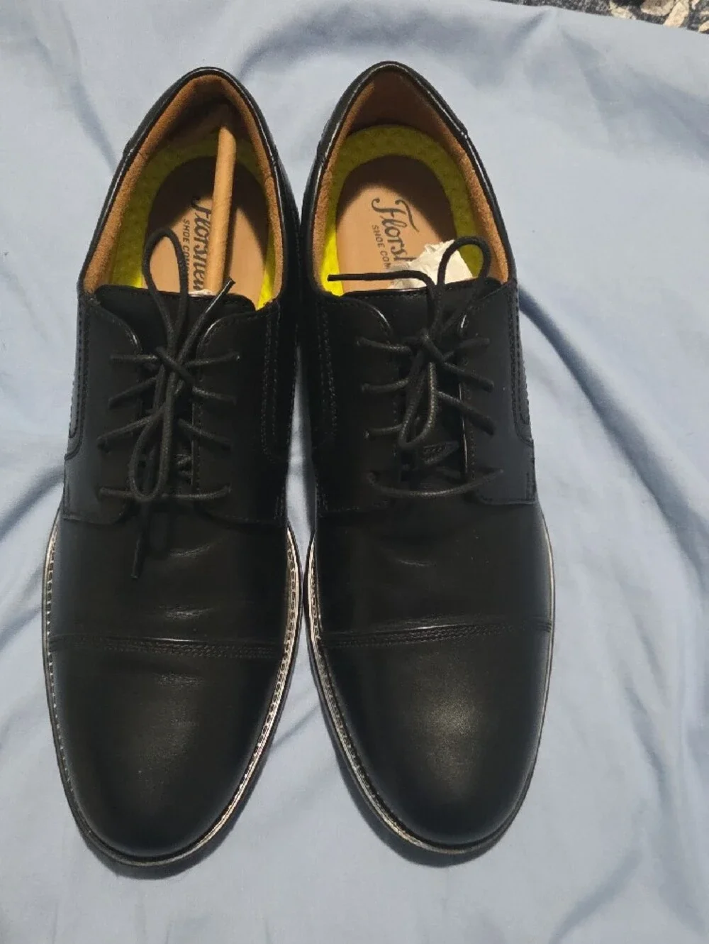 Florsheim Midtown Cap Toe Oxford Leather Dress Shoe - Black Size 11